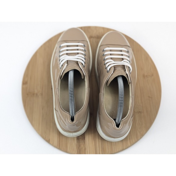 Ecco Soft 7 Womans 8 Shoes Patent Leather Platform Cap‎ Toe Slip On Sneakers - Picture 11 of 16